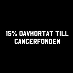 15% oavkortat till Cancerfonden  - Vi kommer att skänka 15% oavkortat av vår vinst till Cancerfonden ⚡️⭐️✨  Vi har valt just Cancerfonden för att vi vill kunna hjälpa till och göra skillnad.