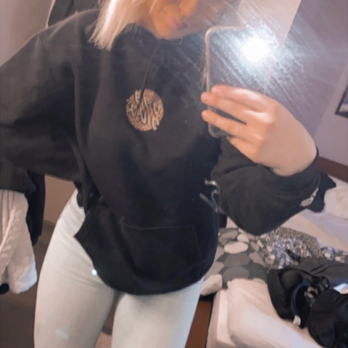 Santa cruz hoddie med leopard - 90