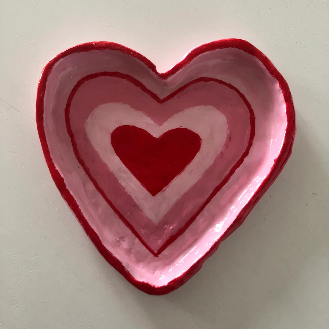 Hjärtformat lerfat 💗 - 90