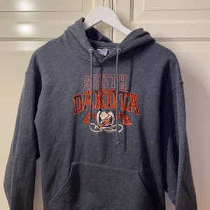 Hoodie - Cool grå typ vintage hoodie south dakota i fint skick