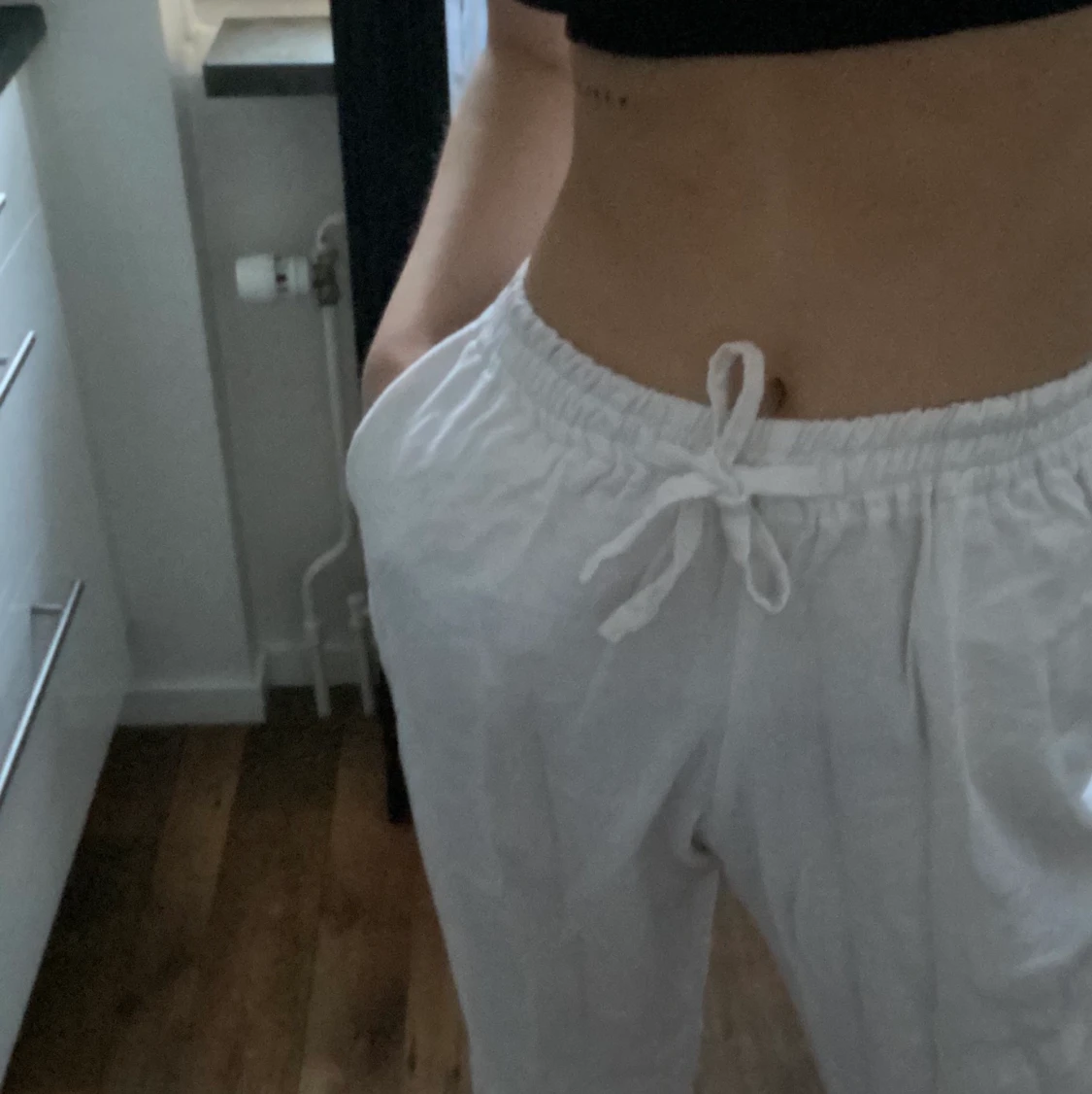 Linnebyxor strl XS-M - 91