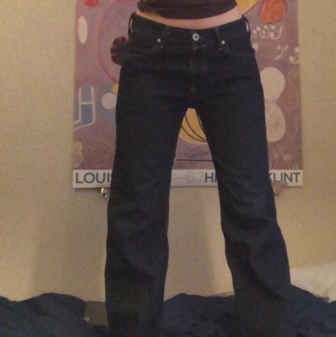 Lowwaisted baggy Levis jeans!