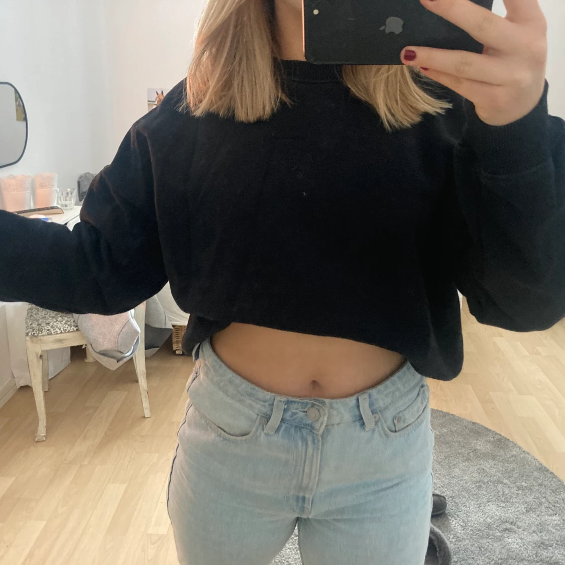 Svart sweatshirt 🖤 - 90