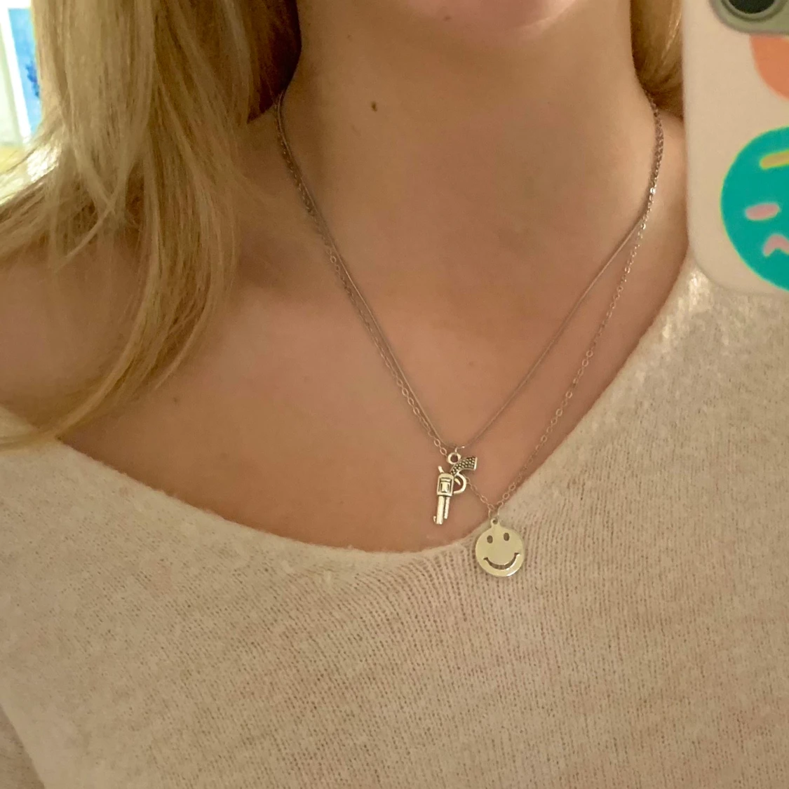 SILVERHALSBAND 💕 - 90