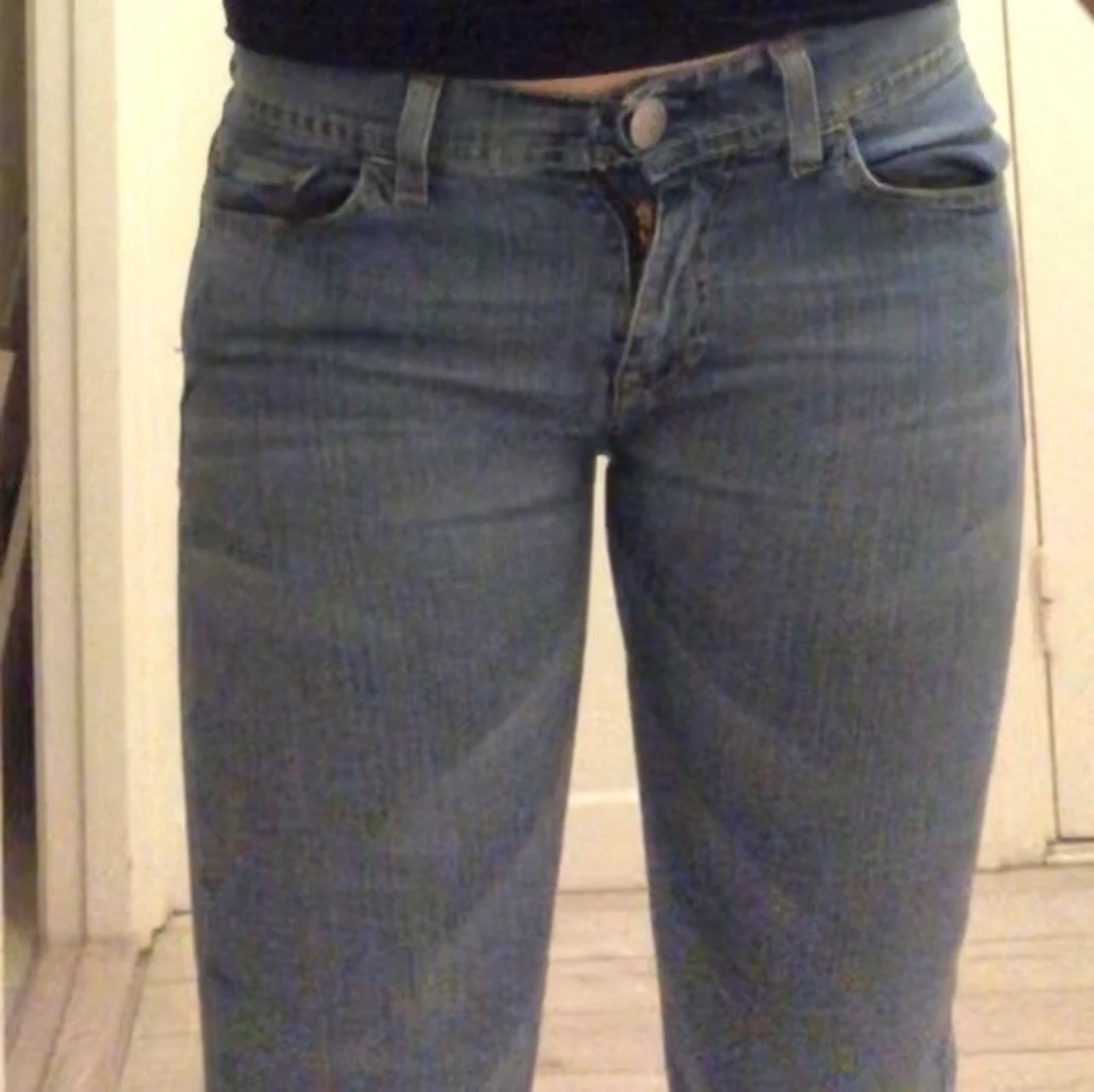 Y2K CROCKER LÅGMIDJADE JEANS💋 - 90