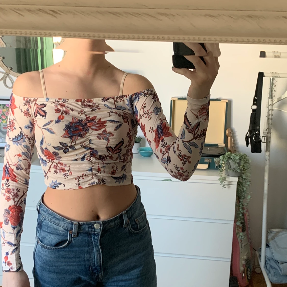 Blommig topp från Junkyard