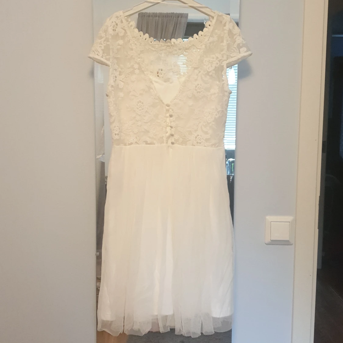 Vit klänning / studentklänning, Vila - 90