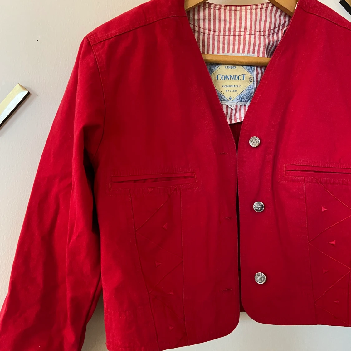 Vintage croppad vårjacka!