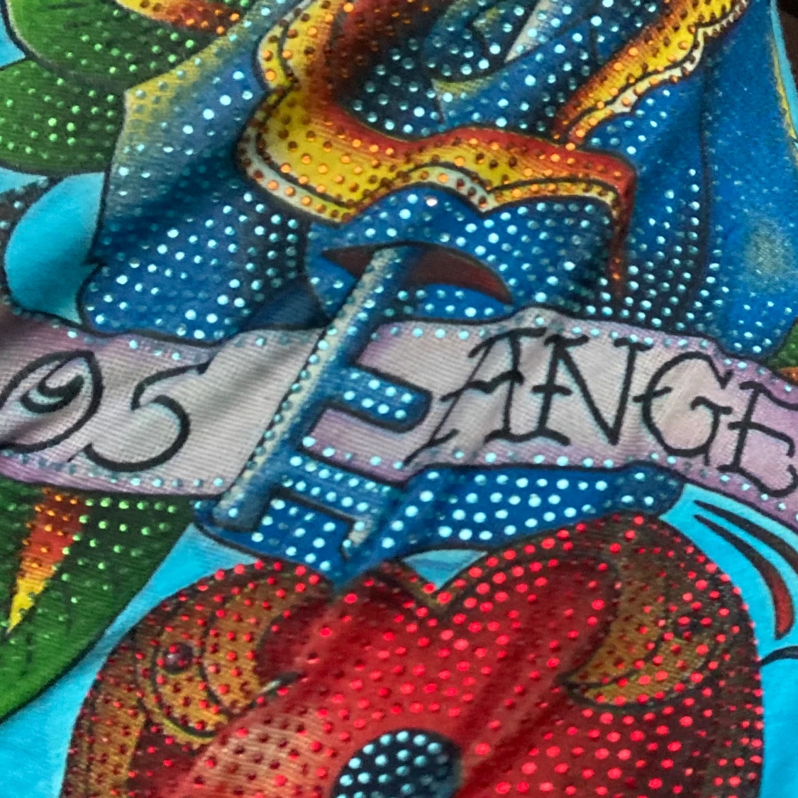 Ed hardy tröja med stenar - 90