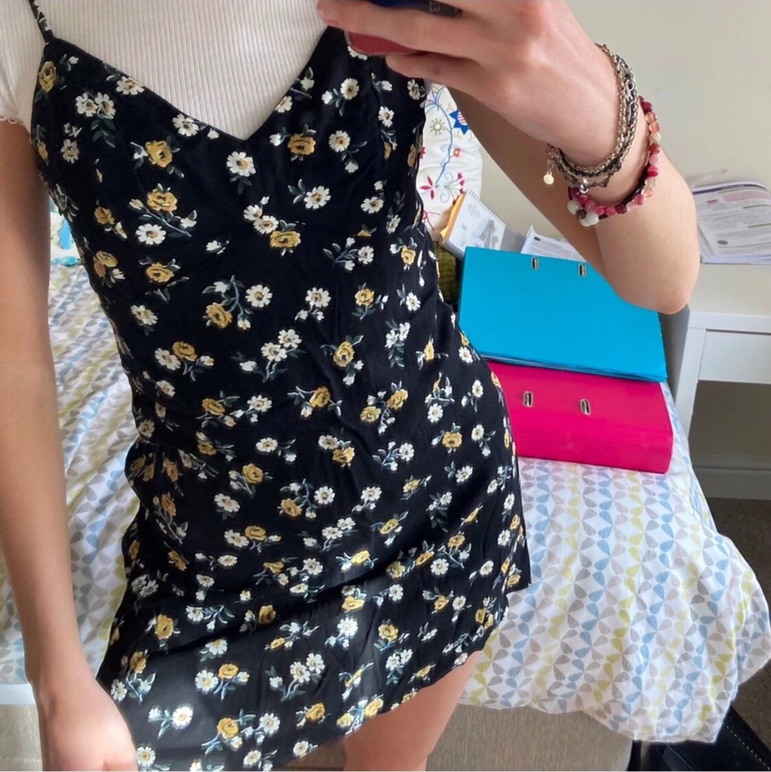 Hollister floral mini dress