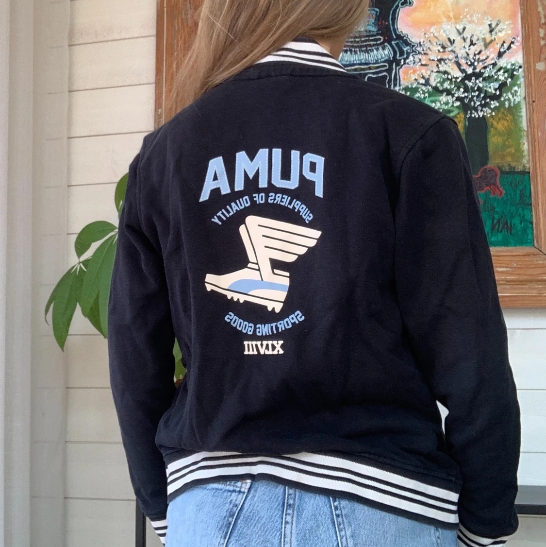 SJUKT COOL VARSITY JACKA FRÅN PUMA 🫐🫐 - 90