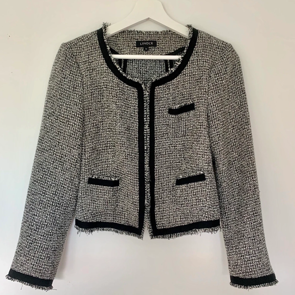 Tweedkavaj i toppskick/ stl 36/ kavaj i tweed