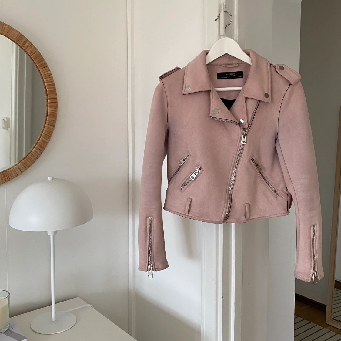 Bikerjacka i mockaimitation 