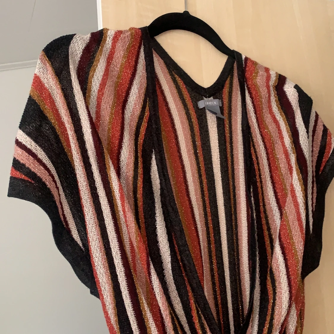 Randig glitterklänning - 91