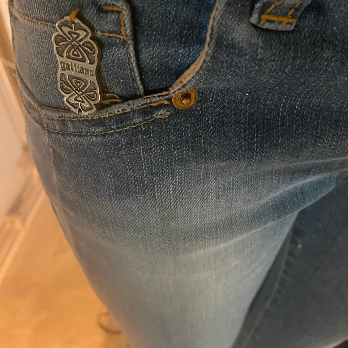 Jeans lågmidjade - 90