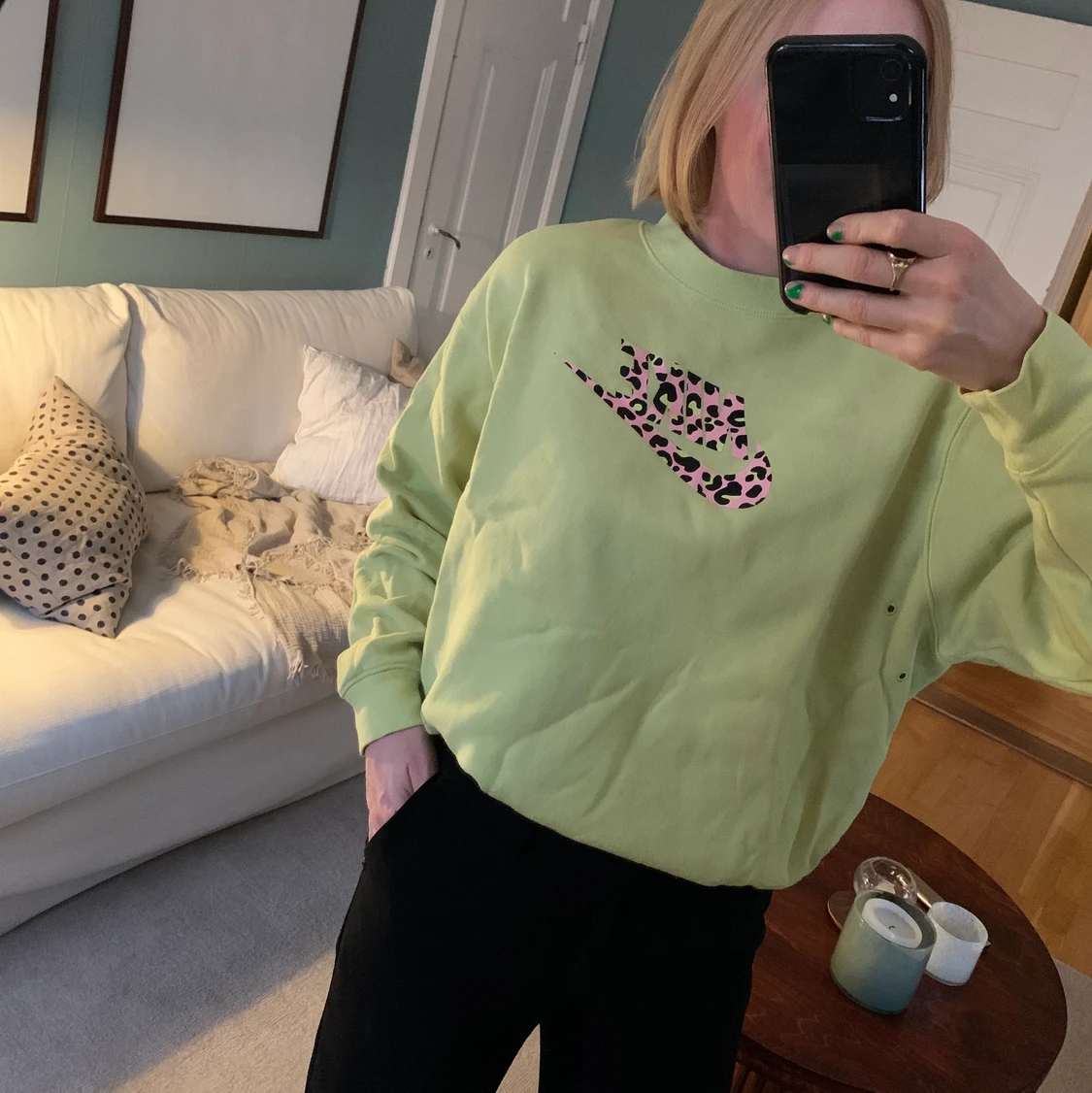 Nike, tröja, strl S