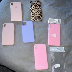 IPhone XS MAX skal - iPhone XS max skal. De två rosa längst ner som är likadana är från Wolfdream (fyndig), de är oanvända och kvar i ”påsarna”! 100kr inklusive spårbar frakt! Alla andra är sålda❤️
