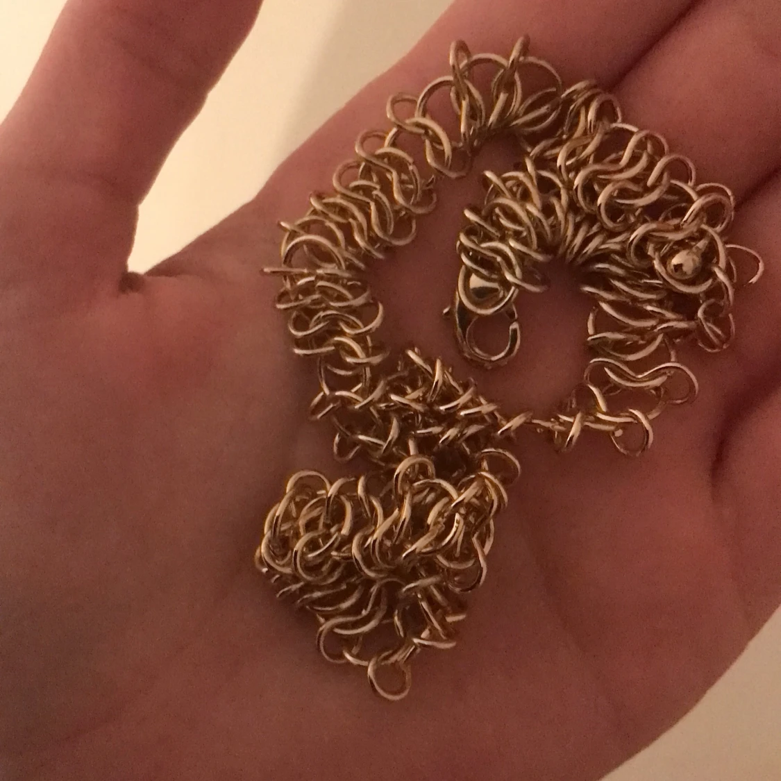 Guldigt halsband - 90
