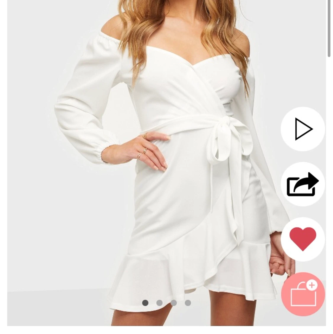 Vit klänning från Nelly 