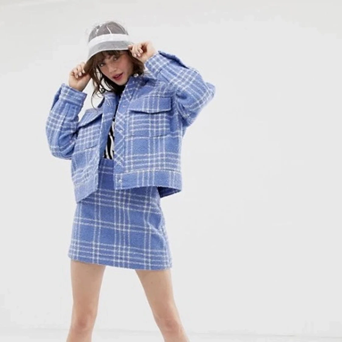 Blårutig Jacka  - 91