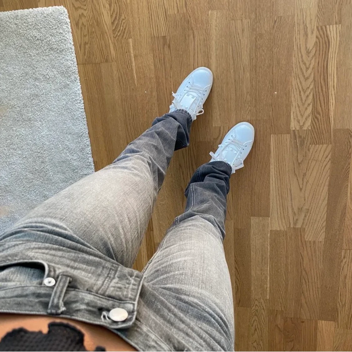 Raka gråa jeans - 91