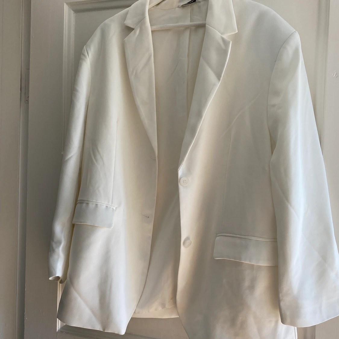 vit oversized kavaj - 90