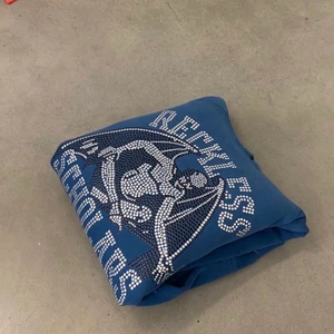 Reckless Scholars Hoodie Blå - Aldrig använd, size M, blå