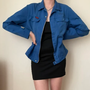 Sommar/Vårjacka - Blå tunn vintage jacka 💙