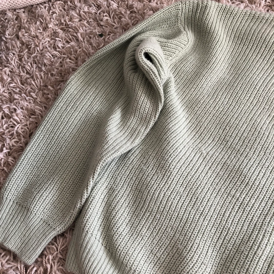 Mint grön stickad tröja i storlek s - 90