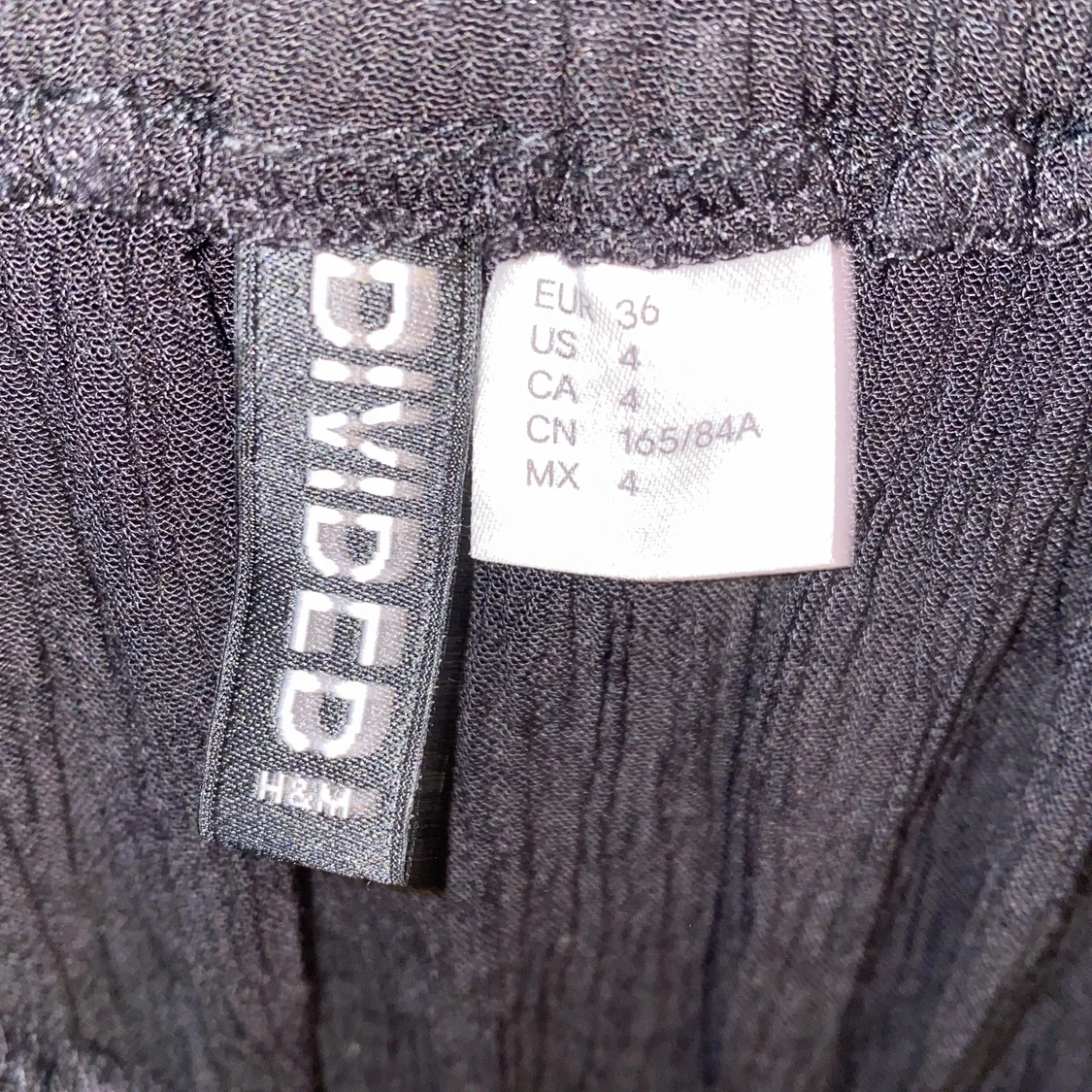 Svart broderad Boho topp från HM - 91