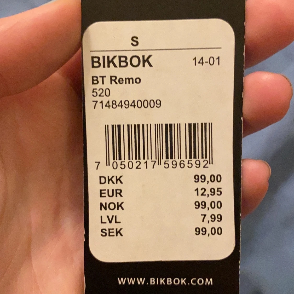 Blå topp från Bikbok strl S - 91