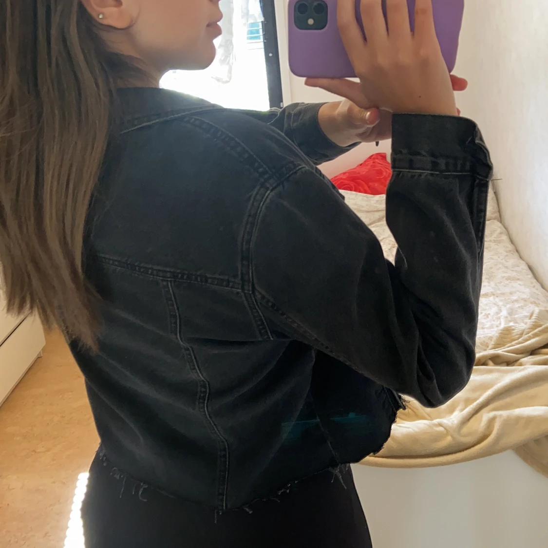 Jeansjacka svart - 90