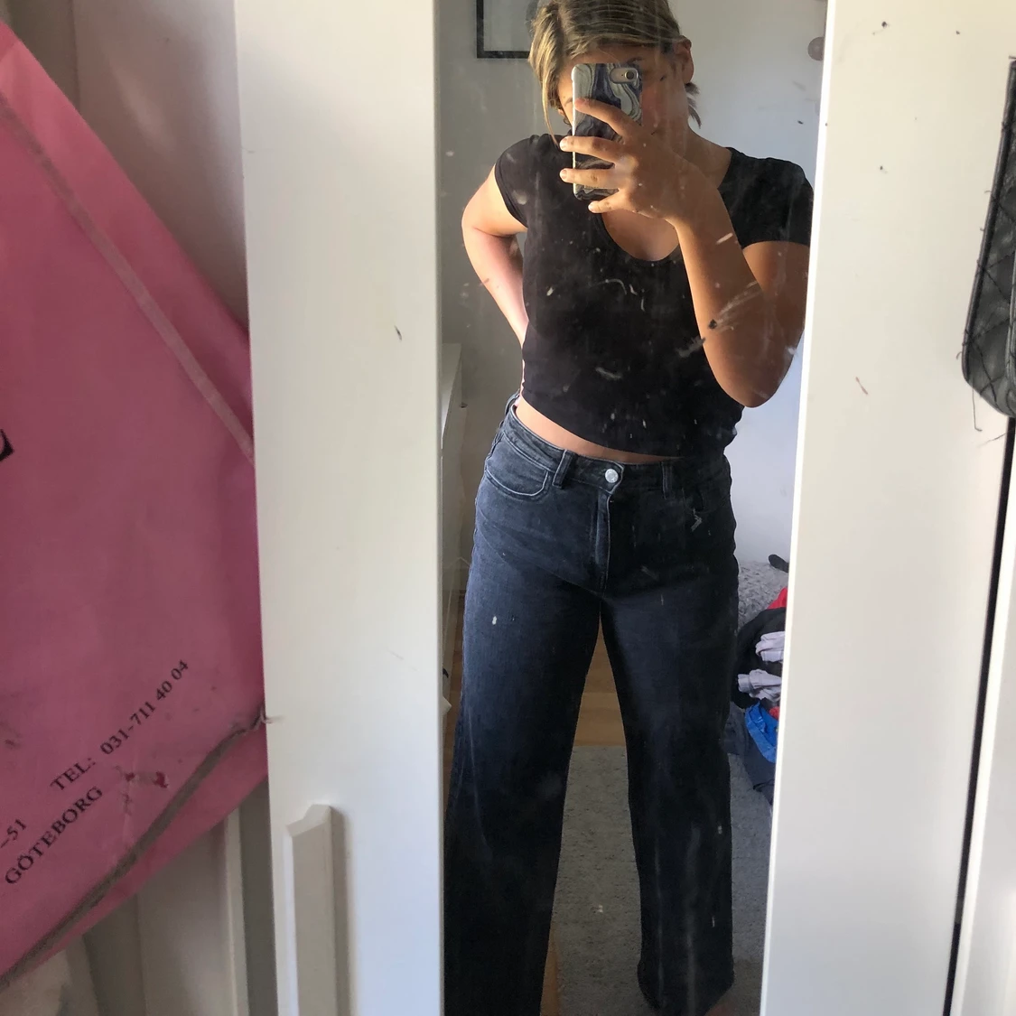 Svarta jeans från Cubus  - 90