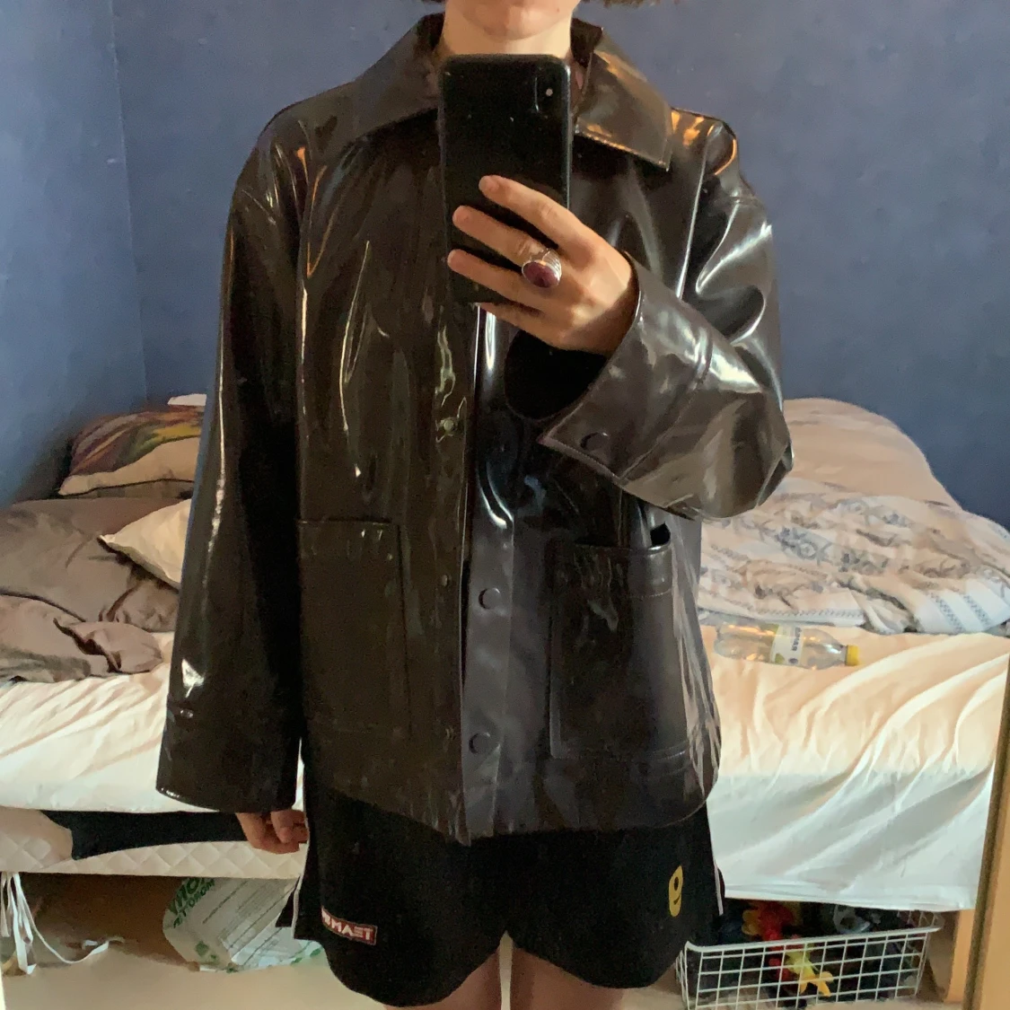 Weekday electra patent jacket  - 90