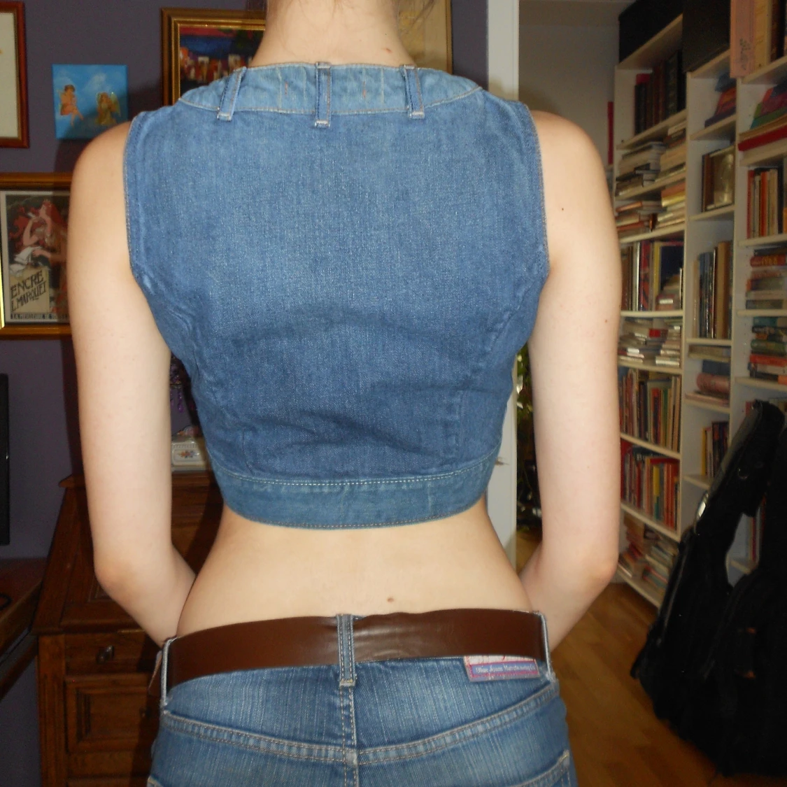 Y2k jeansväst med lila knappar från Acne 🤠 - 91