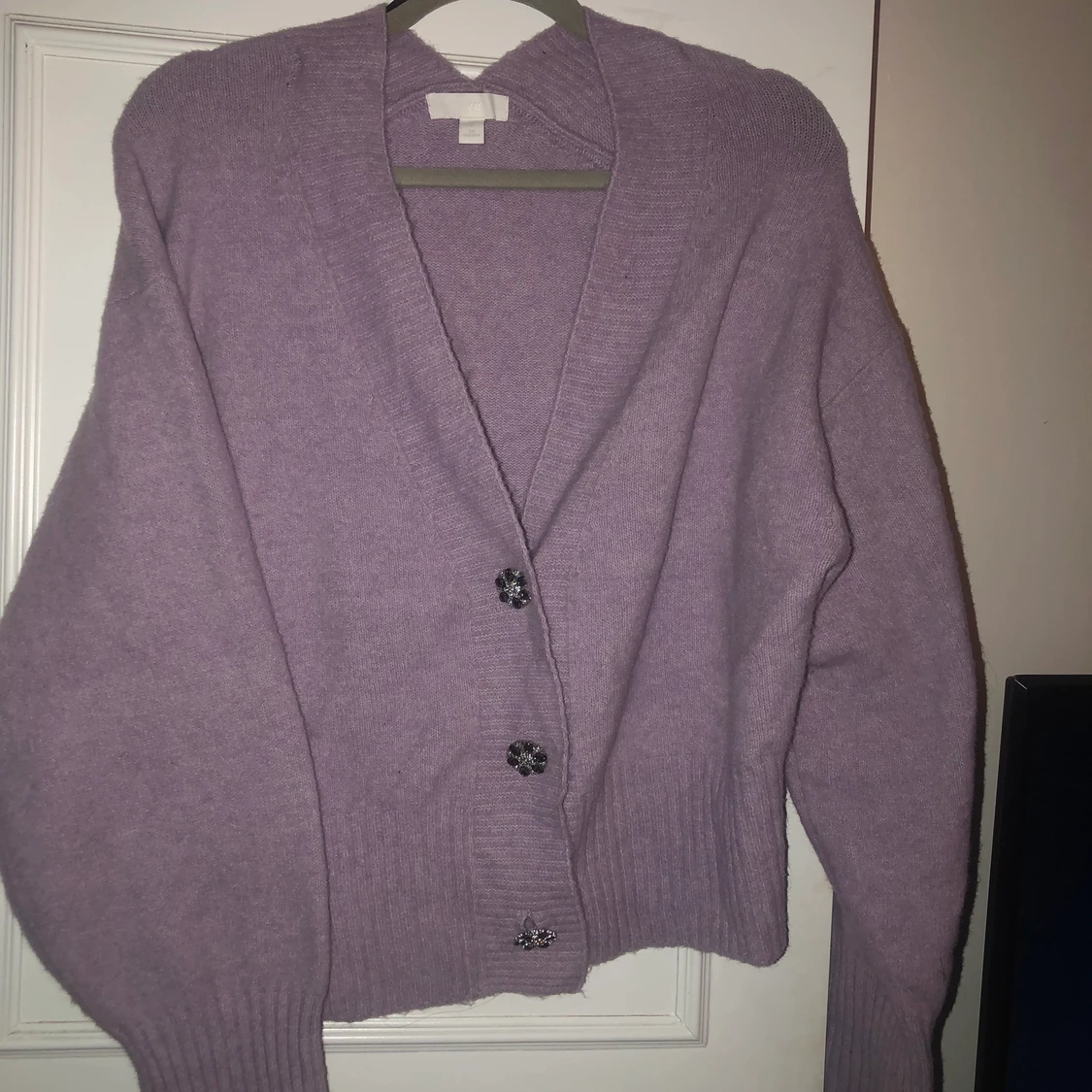 Lila kofta storlek S