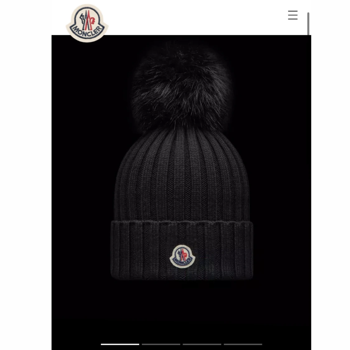 Moncler mössa
