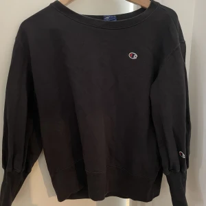 Champion tröja - Jätte fin svart hoodie som tyvärr inte kommer till användning längre