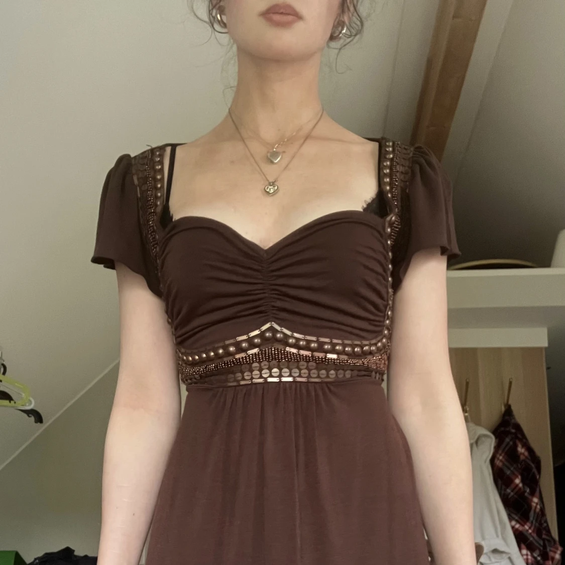 2000s linne/miniklänning 