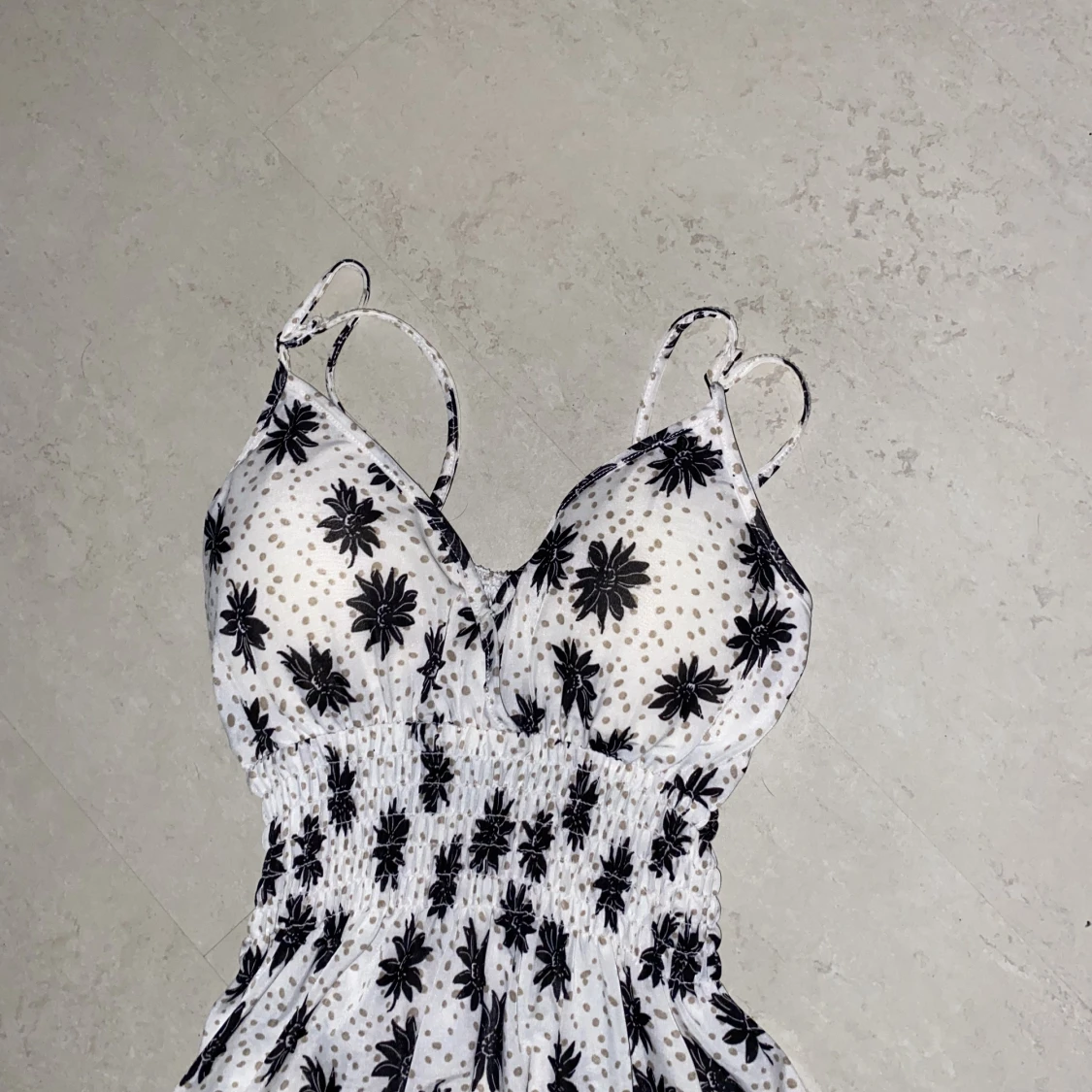 Blommig långklänning  - 90