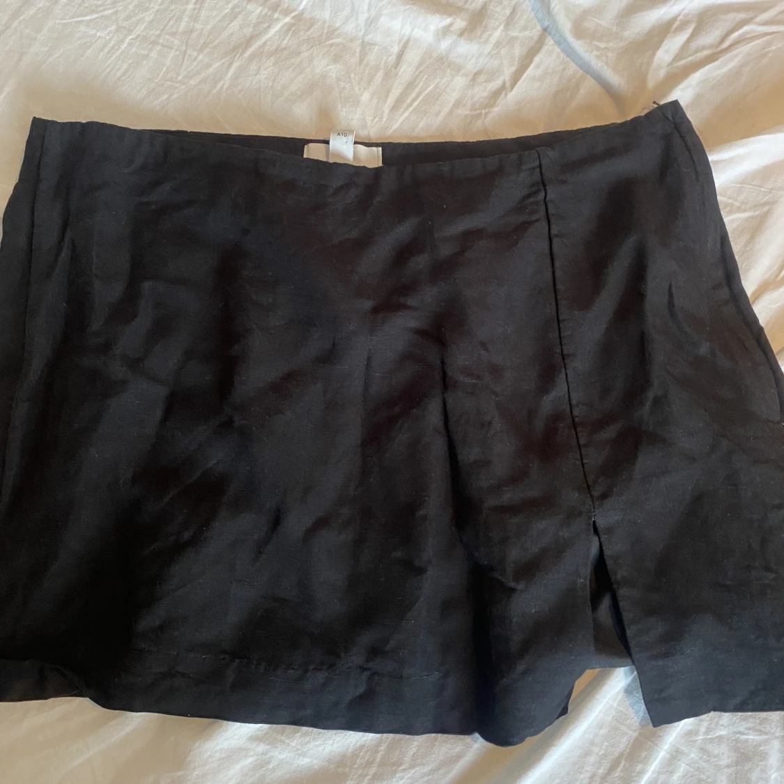 Linnekjol med slits - 90