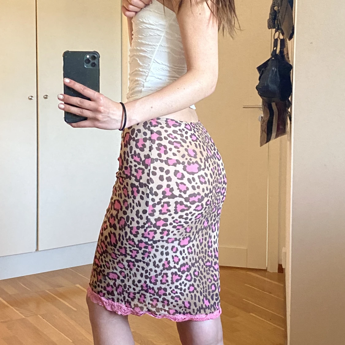 Leopard mönstrad kjol - 90