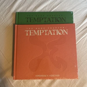 txt the name chapter: temptation - Säljer två oöppnade temptation album (kan öppnas innan köp om man vill se innehållet). inköpta från imusic.se, så allt är officiellt. Nypris 339 kr. Kan köpas tillsammans eller separat. Annonserat pris gäller för ETT album, och kan diskuteras.