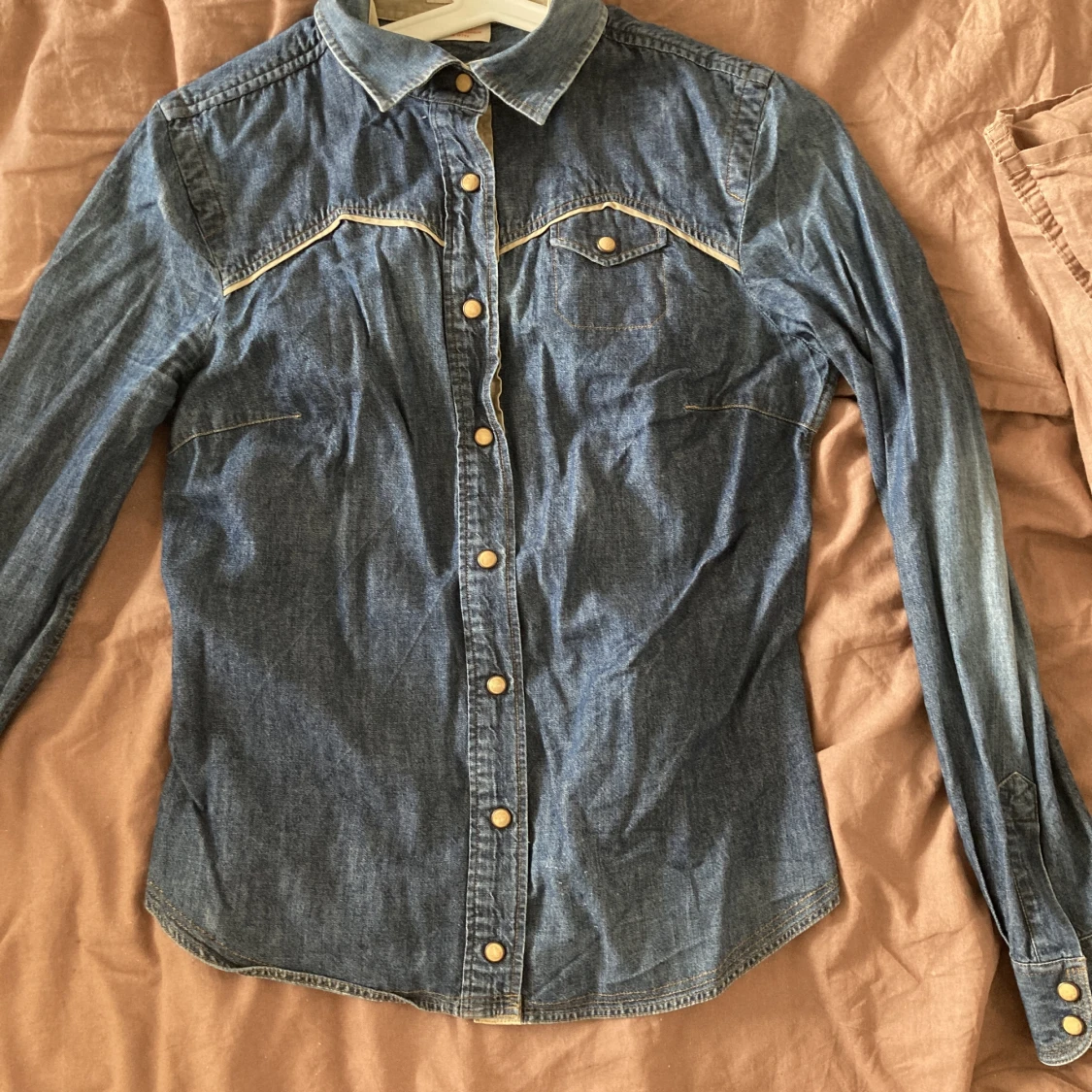 Denim Timberland shirt (small) - 90
