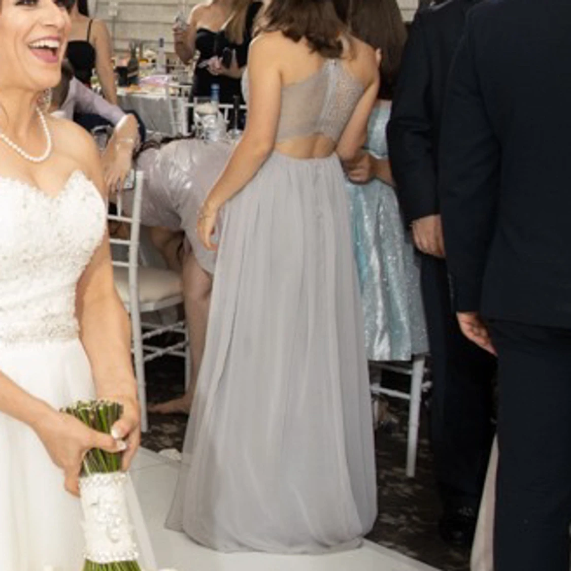 Balklänning silver 🩶 - 91