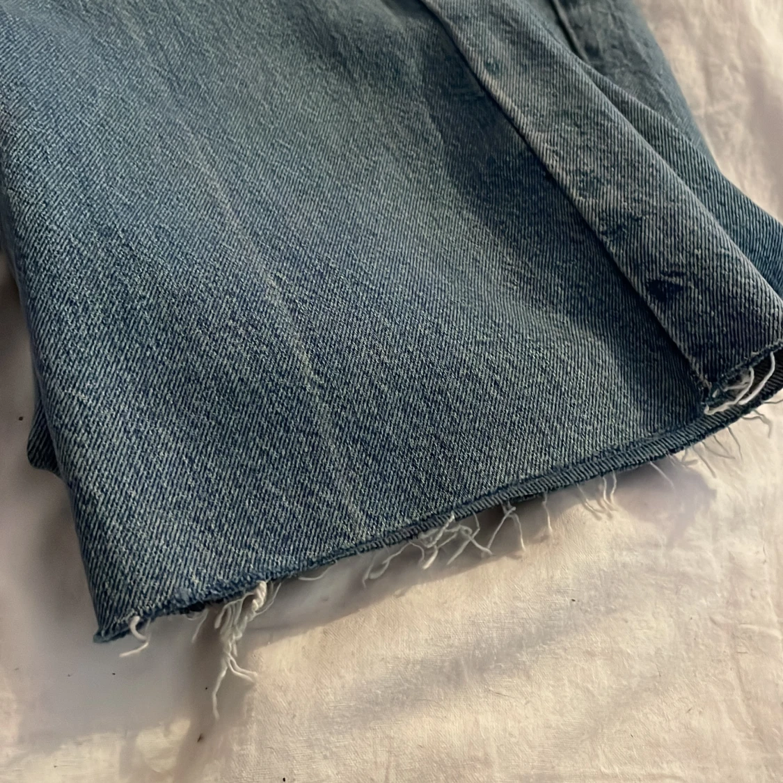 Blå långa jeans - 90