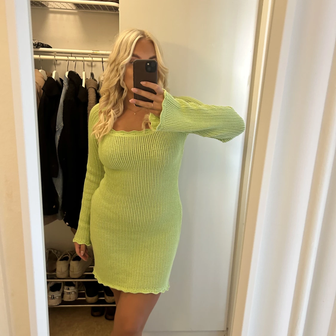 Virkad klänning  - 90