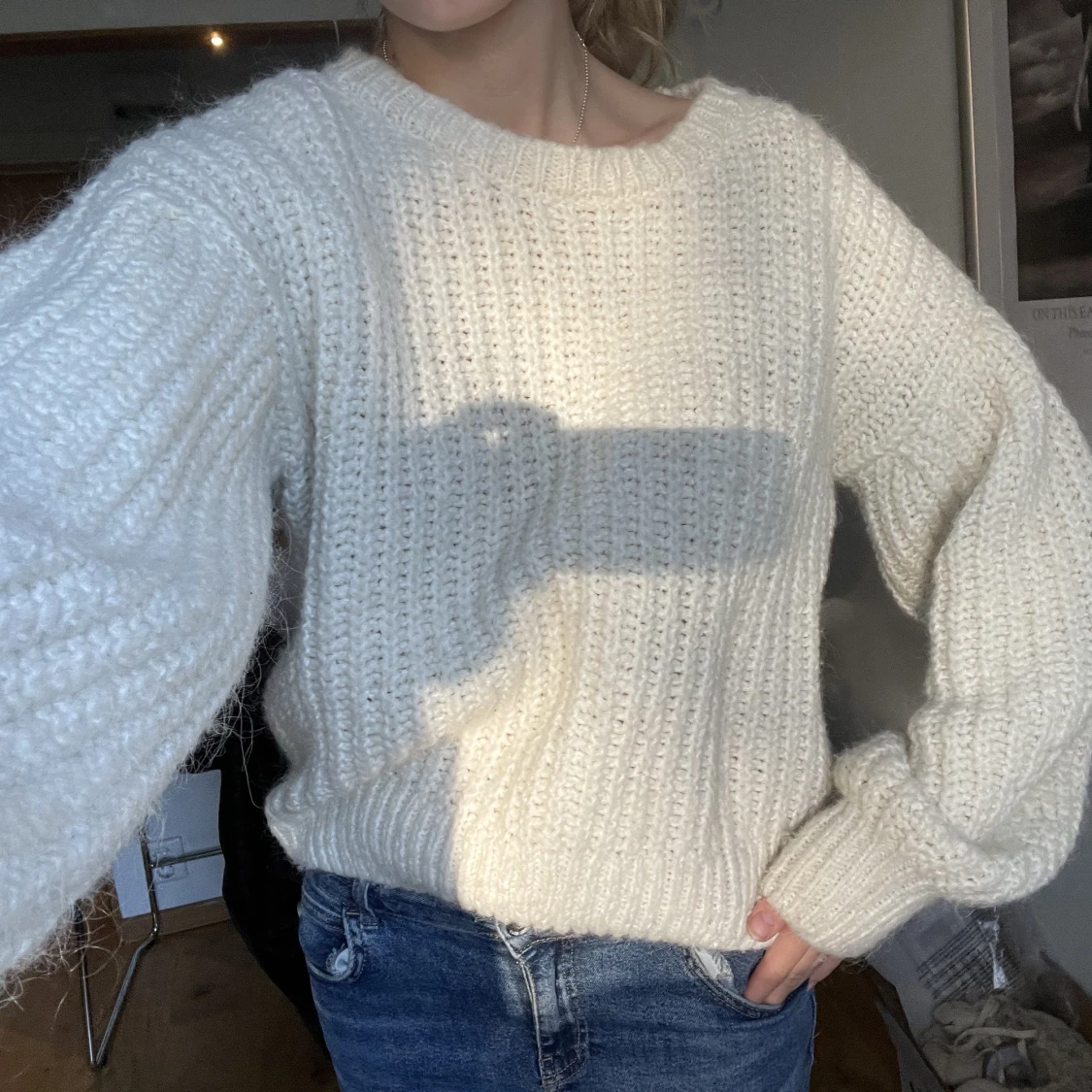 Stickad tröja 
