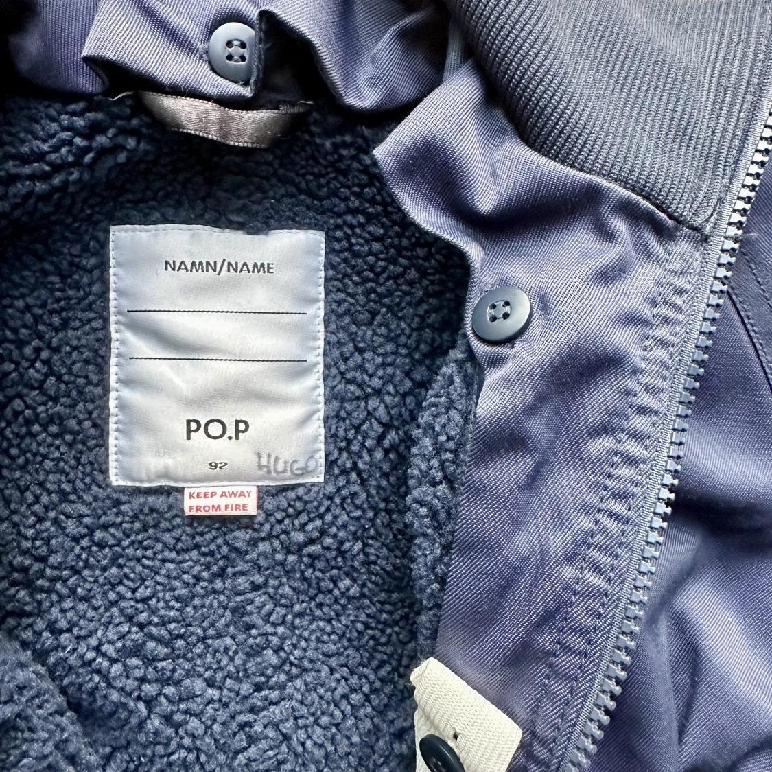 Varmfodrad skaloverall Polarn och Pyret, strl 92 - 91