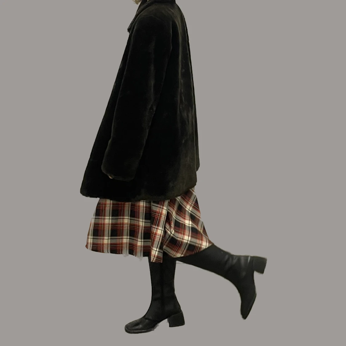 pälskappa (hatt på köpet) - 90